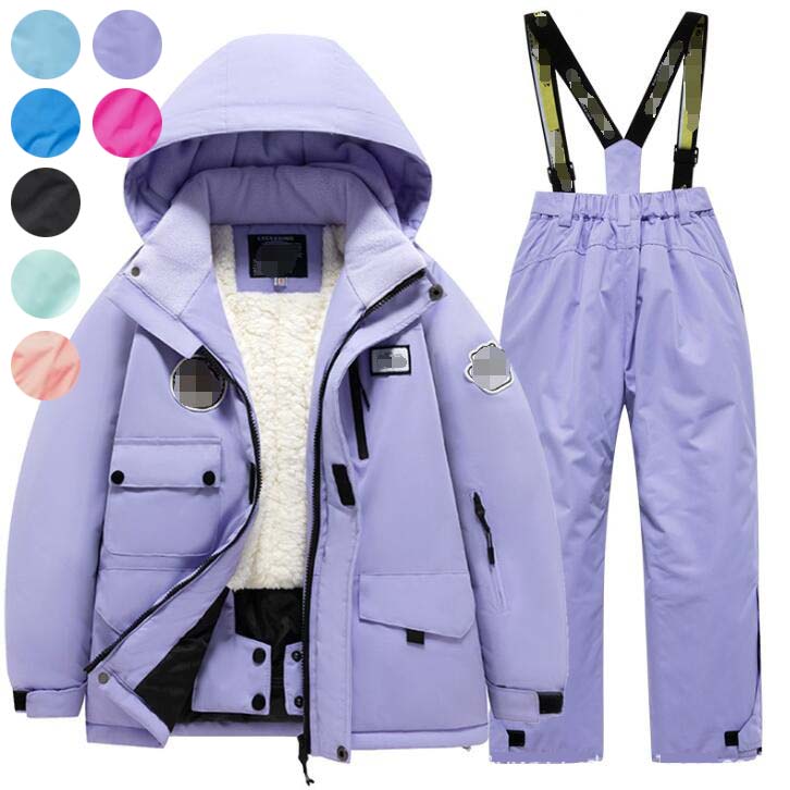 超暖かい 子供用スキーウェア 裏ボア 雪服 キッズスキーウェア スノーウェア 子供 上下セット ジャケット パンツ 男の子 女の子 スノウエア スノーボードウェア 可愛い 子ども 雪遊び 防水 ボードウェア スノボウェア ジュニア スノボ スキーウェア 新品登場 激安 2点セット