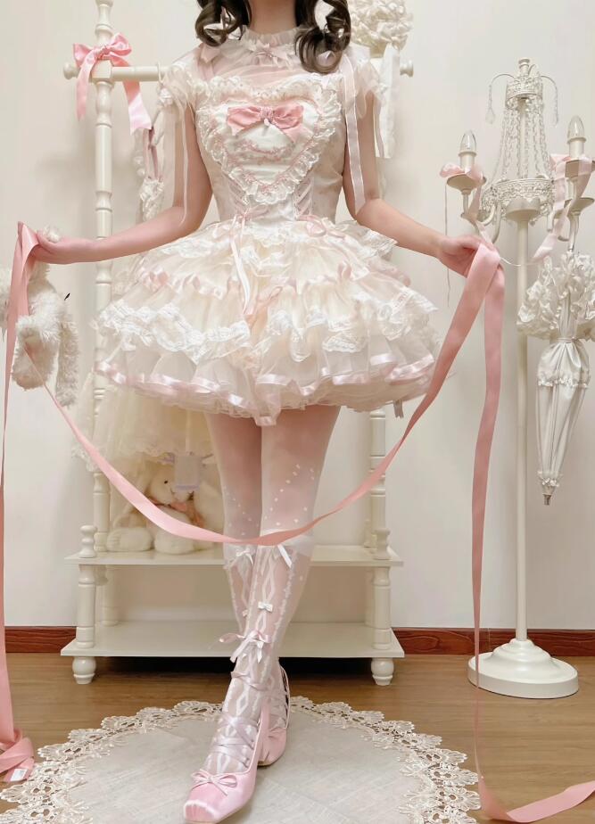 Lolita jskワンピース 送料無料 ウエディングドレス 日系女子中高生 コスプレ 演出服 ロリータ風 コスチューム 衣装 ノースリーブ レディース 可愛い イベント衣装 切り替え風 ワンピ 学園祭 文化祭 日常 写真撮影 舞台 仮装 変装 学院風 花嫁洋服 ステージ 衣装 普段着