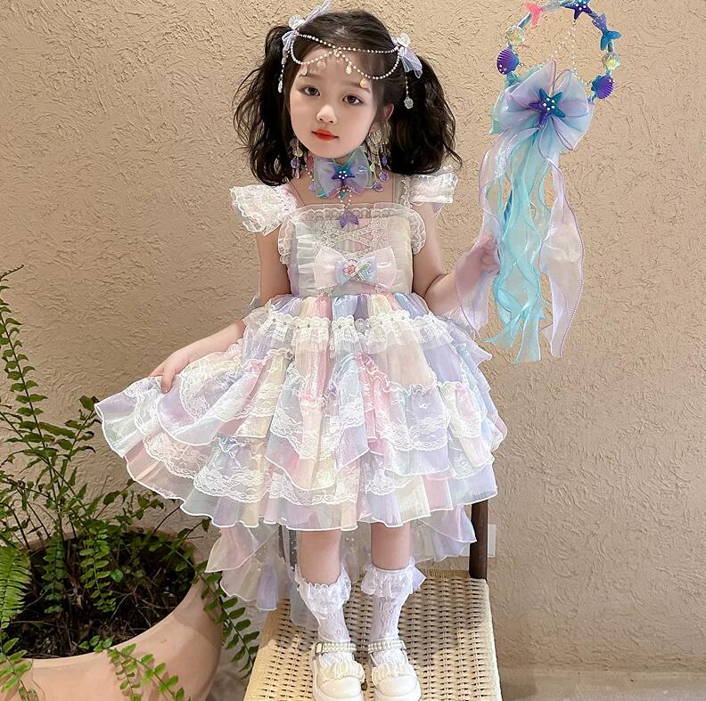 子供ワンピース 洋服 送料無料 ロリータ風 ワンピース 可愛い 子供服 コスプレ Lolita 女児 イベント 子ども服 女の子 キッズワンピース 礼服 ジュニア フォーマル 子供用 Kid Dress 演出服 コスチューム 衣装 日常 写真撮影 舞台 仮装 変装 ステージ 衣装 100cm~150cm