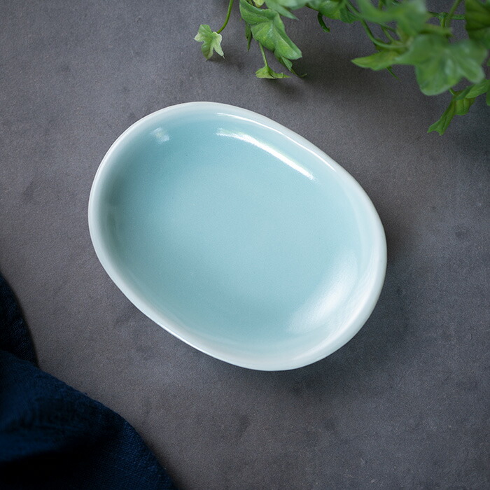 楽天市場】水野 幸一 みずの こういち 銅彩釉 リムオーバル皿（中