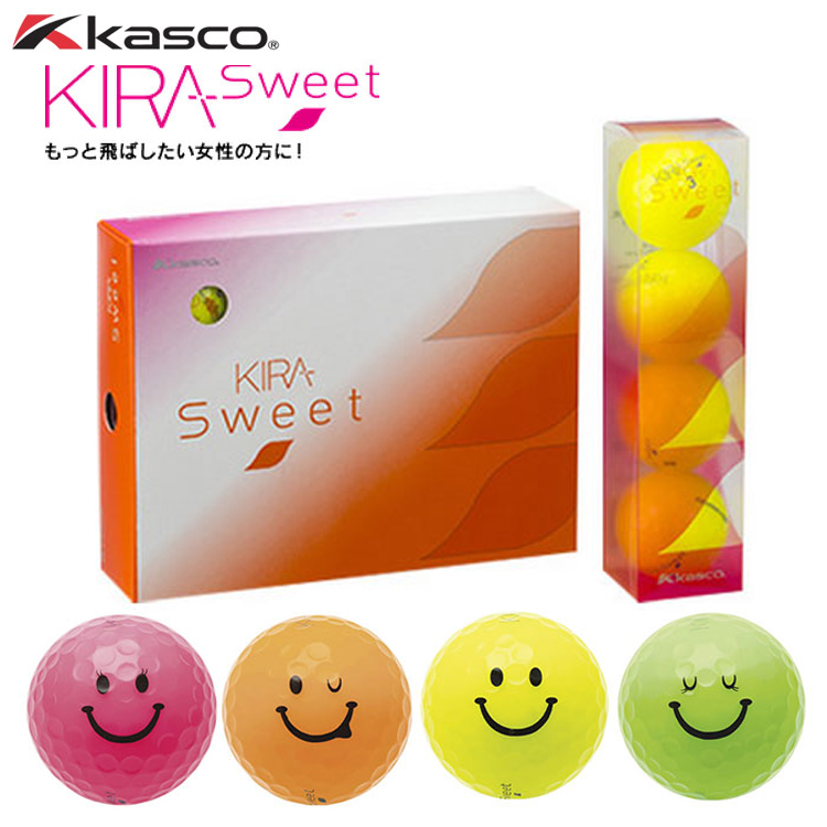 楽天市場 キャスコ Kira Sweet キラスイート ゴルフボール 1ダース 12球入 Kasco １ダース １２個 遊遊スポーツ 楽天市場店