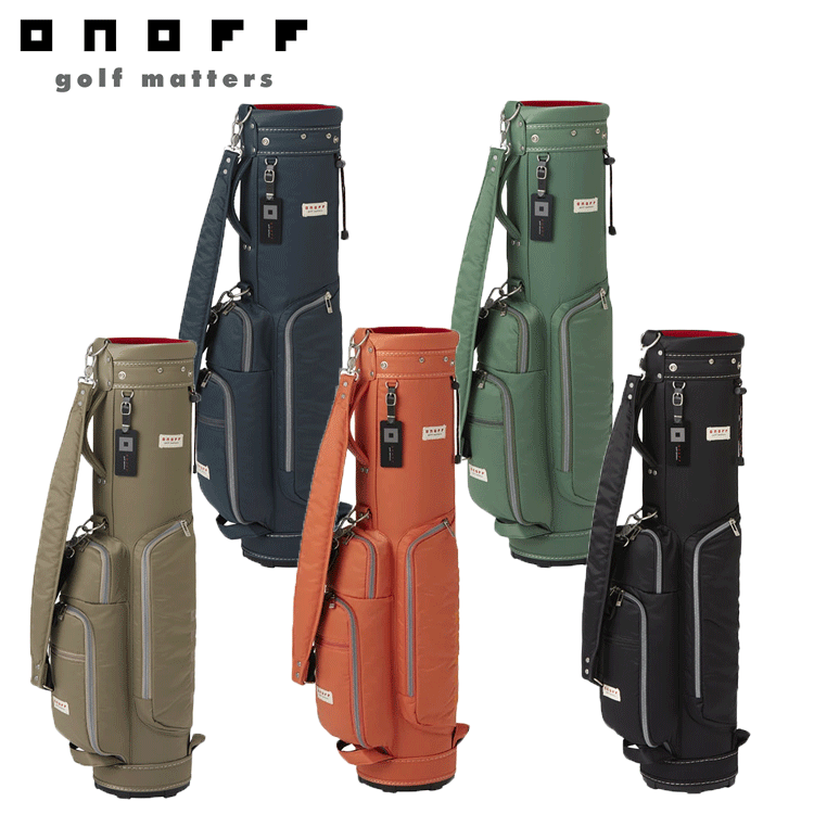 日/祝も発送 新品 ONOFF オノフ 軽量キャディバッグ OB1422 クレイ