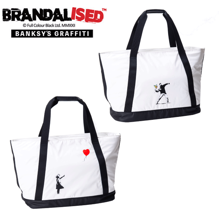 楽天市場】バンクシー BANKSY 花束を投げる男 キャンバス トート
