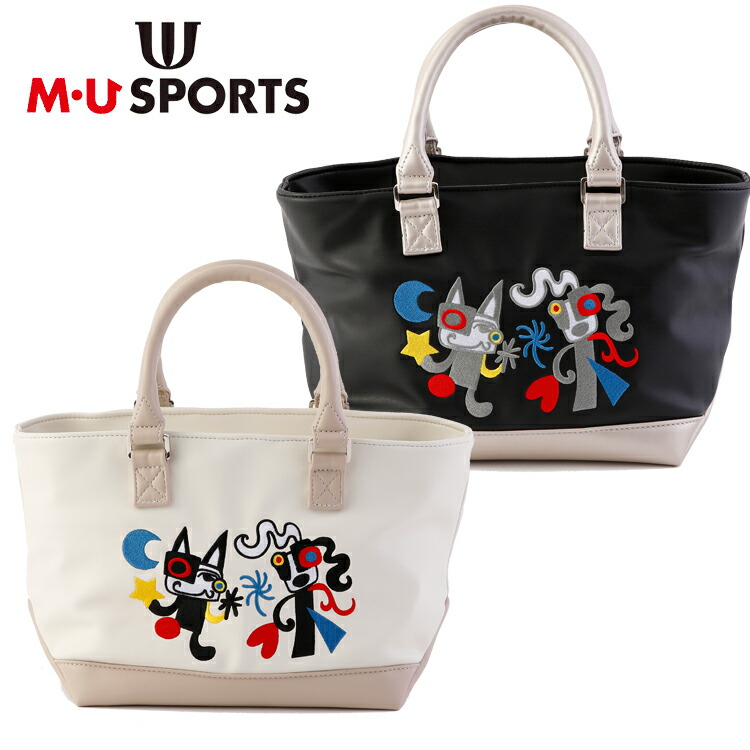 MU SPORTS エムユースポーツ モノグラムプリント ポーチ トートバッグ 楽天市場】MU SPORTS MU スポーツ キャラクター単色プリント