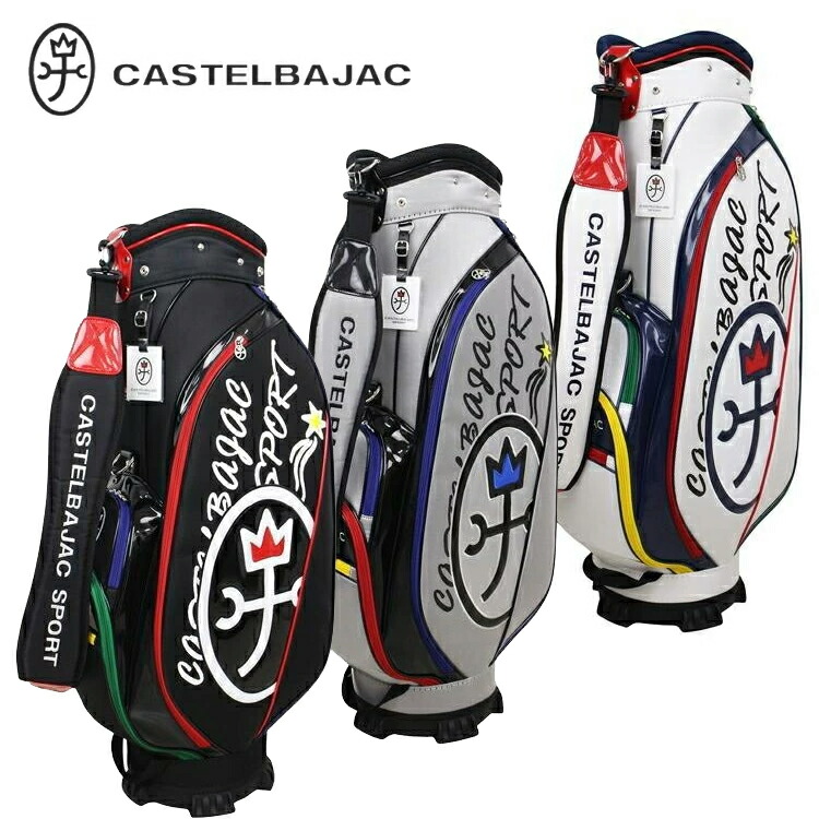 カステルバジャック CASTELBAJAC 9.0型 ビックロゴ 家紋ロゴワッペン キャディバッグ 7235381302 ゴルフバッグ 2025年モデル｜遊遊スポーツ 店