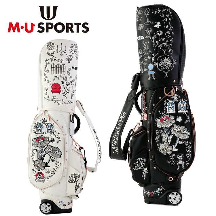 楽天市場】MU SPORTS MU スポーツ キャディバッグ ゴルフバッグ