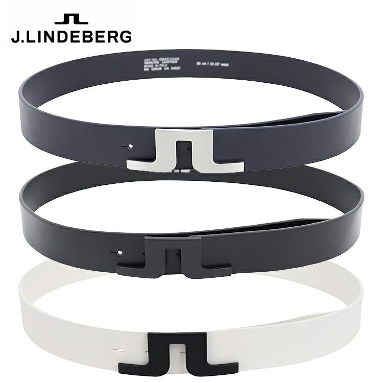 J.LINDEBERG 牛皮 本革胴締め なめし革胴締め 胴締め 073-64930 ブリッジロゴバックル ジェイ リンドバーグ 07364930 2025 秋冬 新作