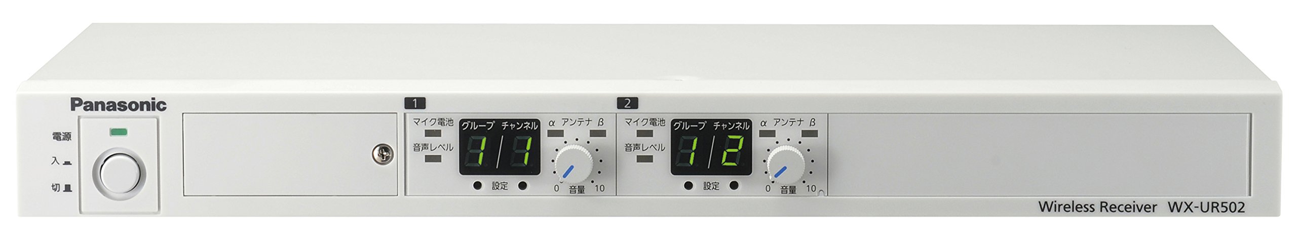 パナソニック 800 MHz帯無線電話傍受機(2波用) WX-UR502
