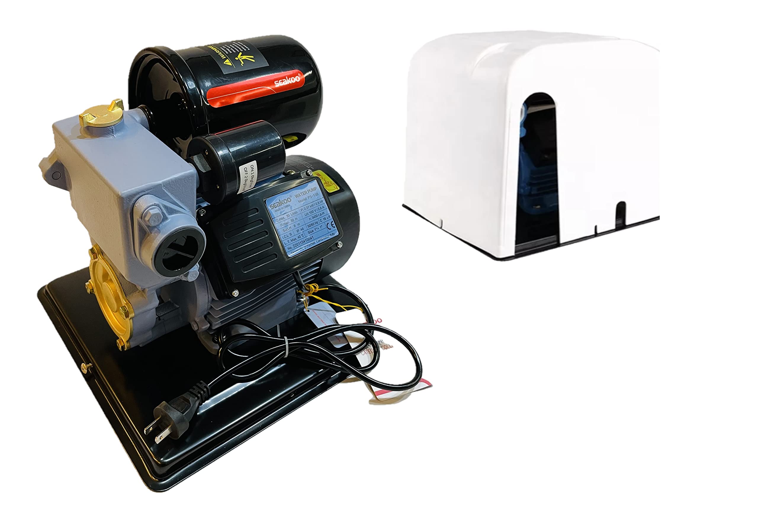 電動井戸ポンプ 給水ポンプ 100V 50/60Hz 自動給水 最大給水深9m 静音 小型 ハイパワー 家庭用 揚水ポンプ 井戸用ポンプ｜ゆうゆうマーケット