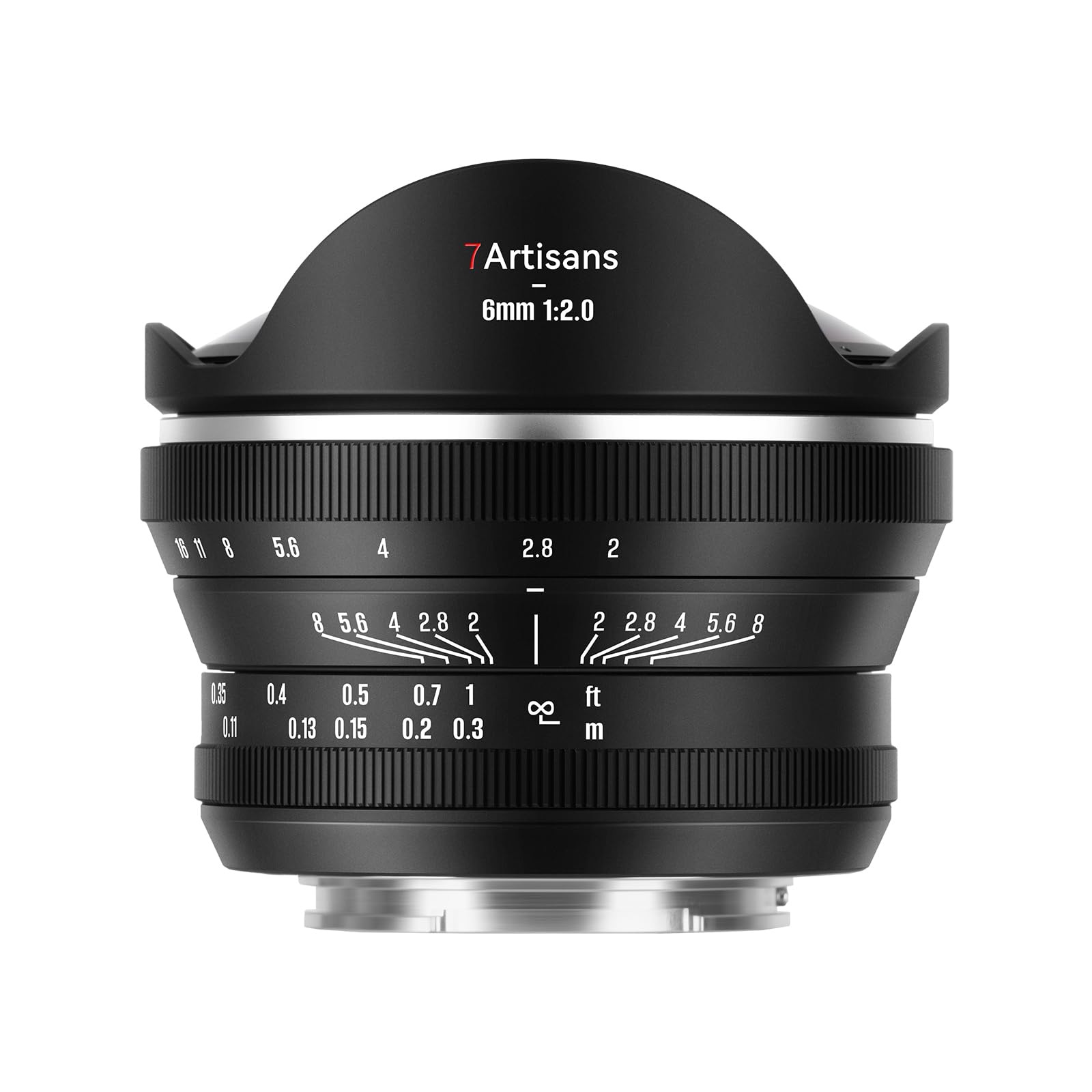 7artisans MF 6粍 F2 FISH-EYE II ED RFマウント 広角レンズ APS-C 単興味の中心超広角水晶体