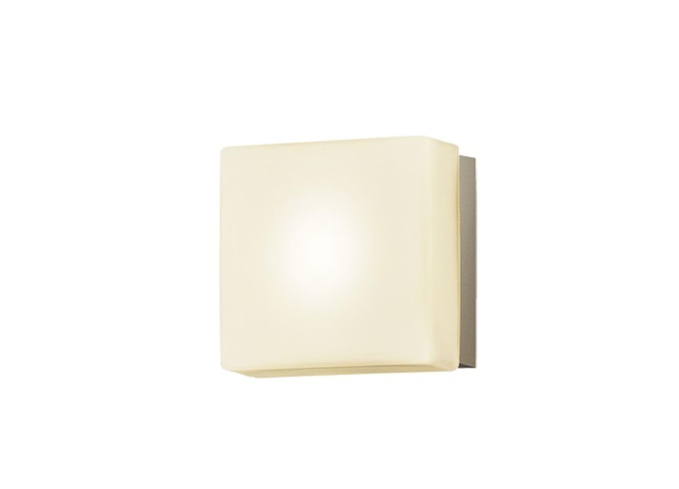 パナソニック (Panasonic) 合切袋点火装置 鉤括弧 LED白熱電球4.3W1灯 上昇限度/壁直付型 密閉/防雨型 LED白熱電球取り替えっこ型 白熱電球色 プラチナメタリックペンキ塗り/乳白 幅160×奥ふかさ110×高さ160粍 LSEW4002YF
