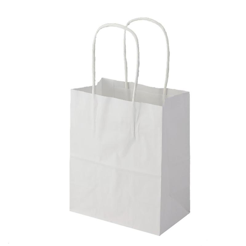 シモジマ ヘイコー 手提 紙袋 25CB 2才 未晒 クラフト コゲチャ 32x11.5x41cm 50枚 焦茶 003201406