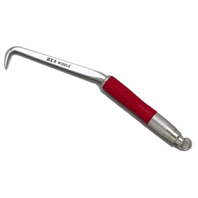 鉄筋ハッカー 全長280mm D-GRIP リング付 レッド MIDDLE｜ゆうゆうマーケット