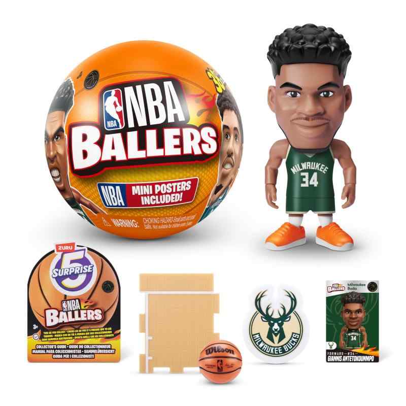 楽天市場】ZURU 5 Surprise NBA Ballersシリーズ2 NBAライセンス