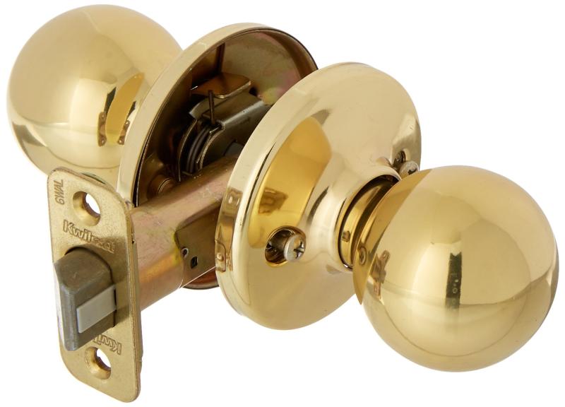 KWIKSET 92001-516 心丈夫さポロ パッセージノブ 光輝金管楽器 その他-日用品雑貨・文房具・手芸