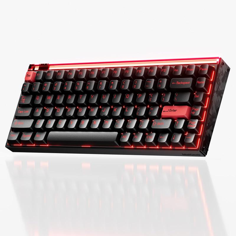 MelGeek MADE68 ウルトラホール効果キーボード 磁気ゲーミングキーボード Aluケース ホットスワップ