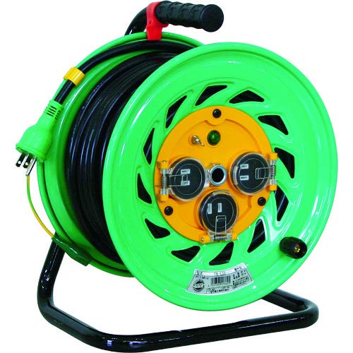 吊りひも木管 防雨型 VCT2.0×3芯 30M 地びた付 差し込み3個 舞い降りる 2P 15A 125V 寛容に接する電流22A