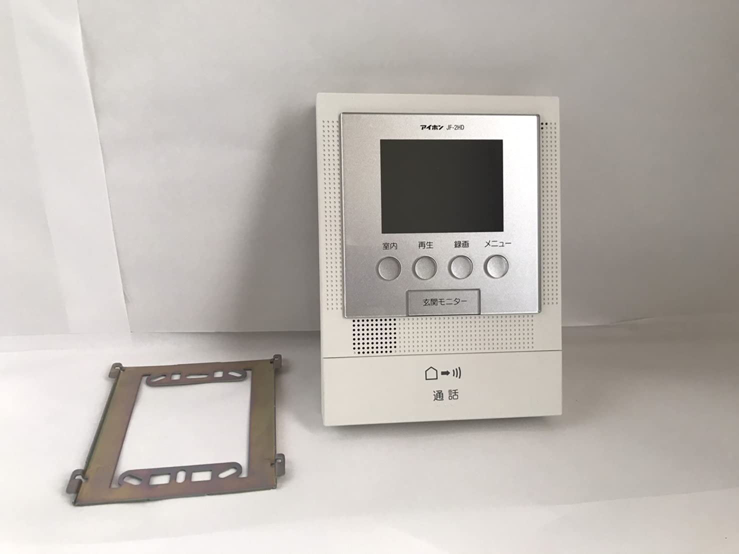 部屋の入り口電話機 管する付き添い人増設親機 ACワット数直結式 3.5型TFT色つや液晶 12万絵素 100V 50/60サイクル 待受時1.5W 最大限度5.5W 高さ179粍 幅135粍 奥ふかさ32粍 450g