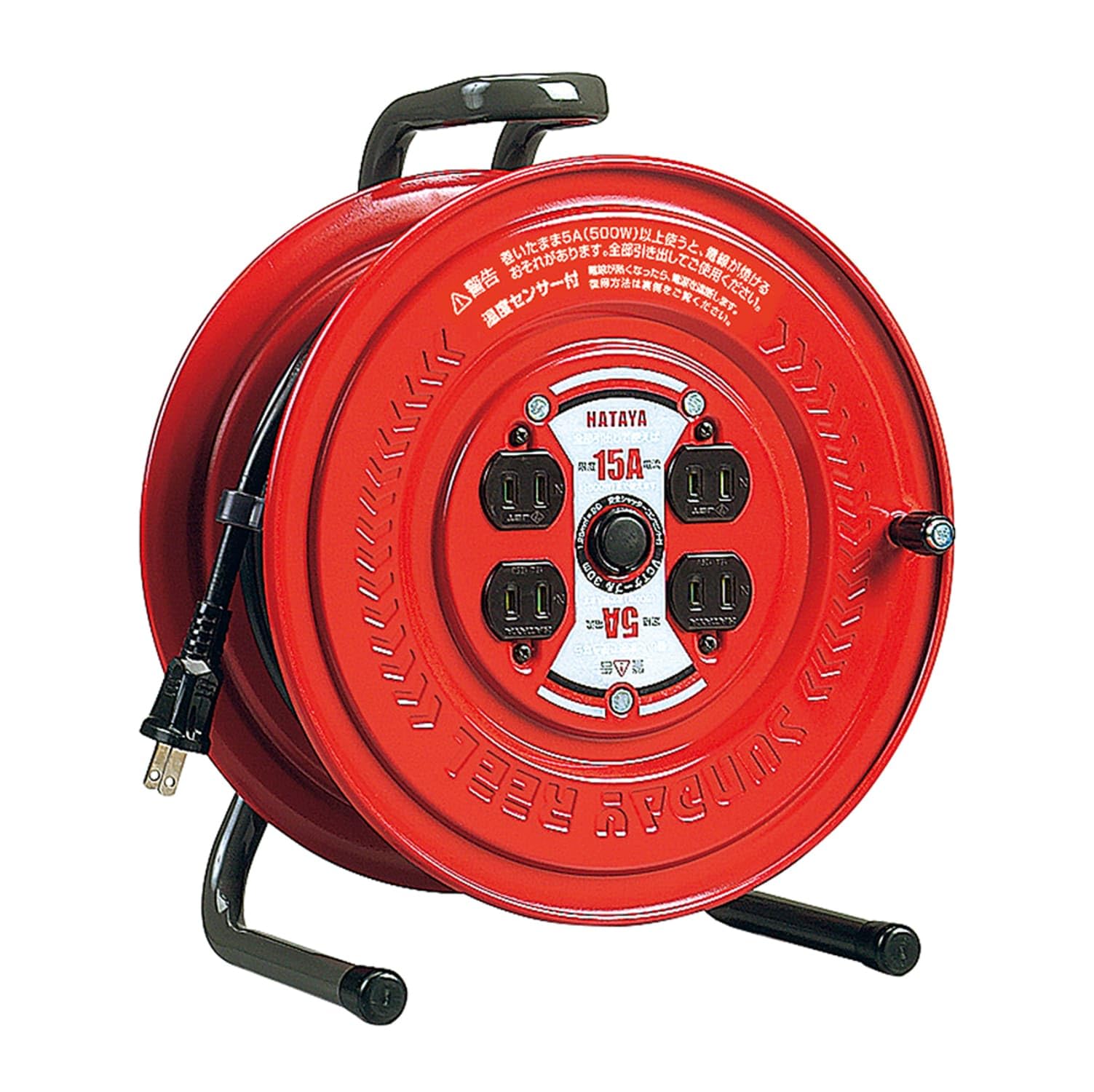 吊りひも木管 屋内用 100V 30m VCT 1.25  2心 125V 5A 2P 15A 125V 差し込み4個 気温検出器内蔵 電話線溶ける押しとどめる役立つこと 向こう正面滑っこいダイアログボックス 差し込み防塵旗がしら 5.8kg H326×W275×D178粍
