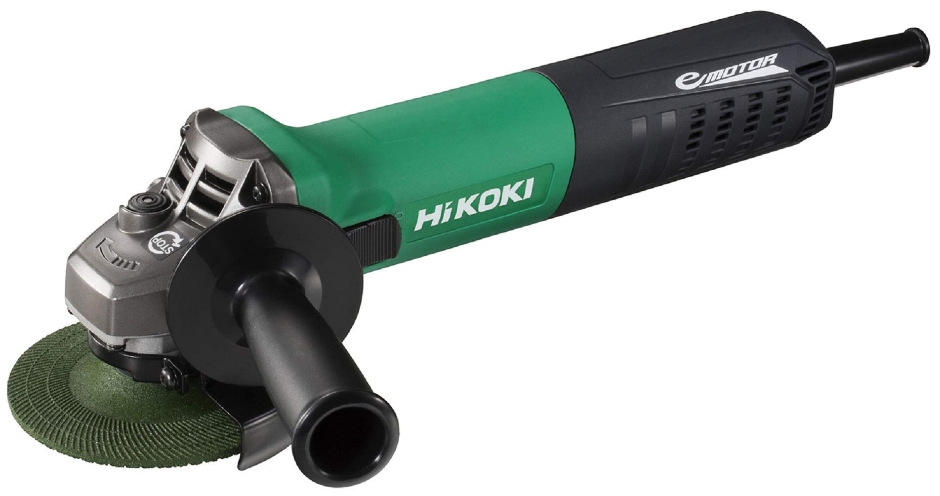 陰電子ディスクグラインダ 100V 12.0A 1,050W 10,000時間-1 1,400W 1.7kg 2心 2.5m レジノイドフレキシブルトイシ 鍵 側面手持ち部分