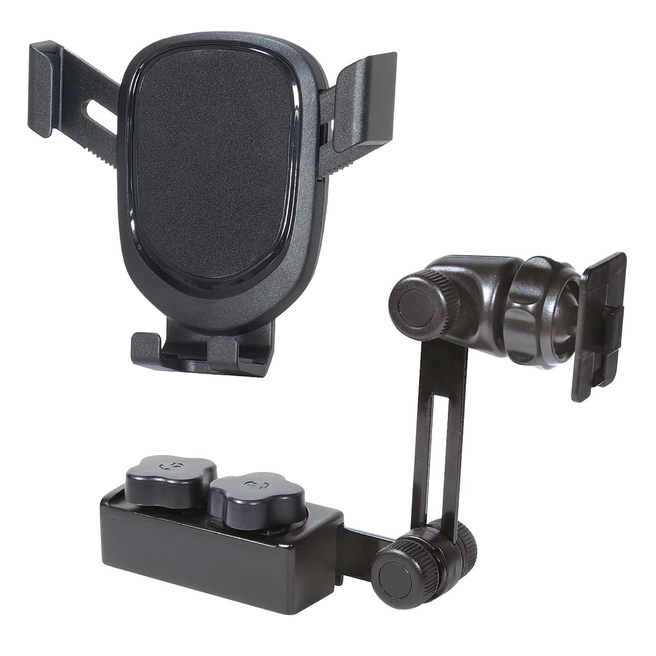 1DINボックス席固着させる照明ランプ スマホホルダー 書き割り