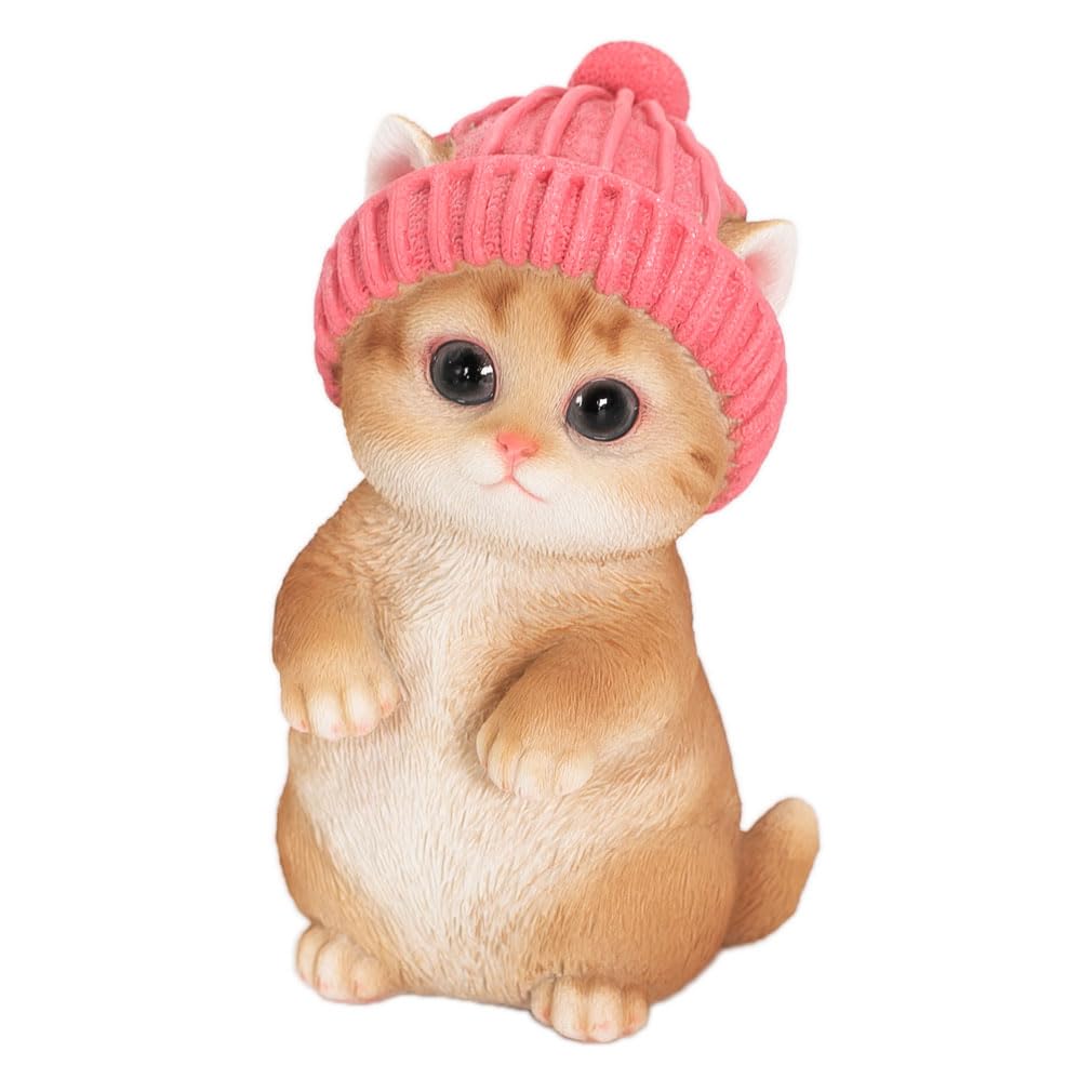 飾りつけ 猫 室内装飾 ガーデニング 飾りつけ レジン製 編み物帽 ぽかぽか 愛くるしい 癒し 派手 愛されキャラ 手作り 室外 屋内 部屋の入り口 取り掛かる 今めかしい 愛くるしい 声遣い