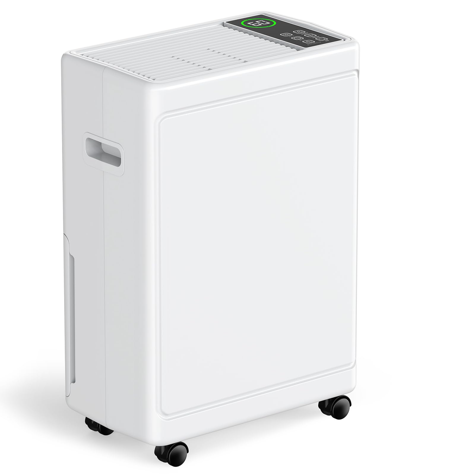 除湿機 コンプレッサー式 衣類乾燥 強力除湿 12L/日 30畳 2.2L大容量 4つ運転モード 省エネ 連続排水 満水自動OFF 排水ホース付 湿度調整 3色湿度ランプ 風量2段階調節 24時間タイマー キャスタ｜ゆうゆうマーケット 21,336円