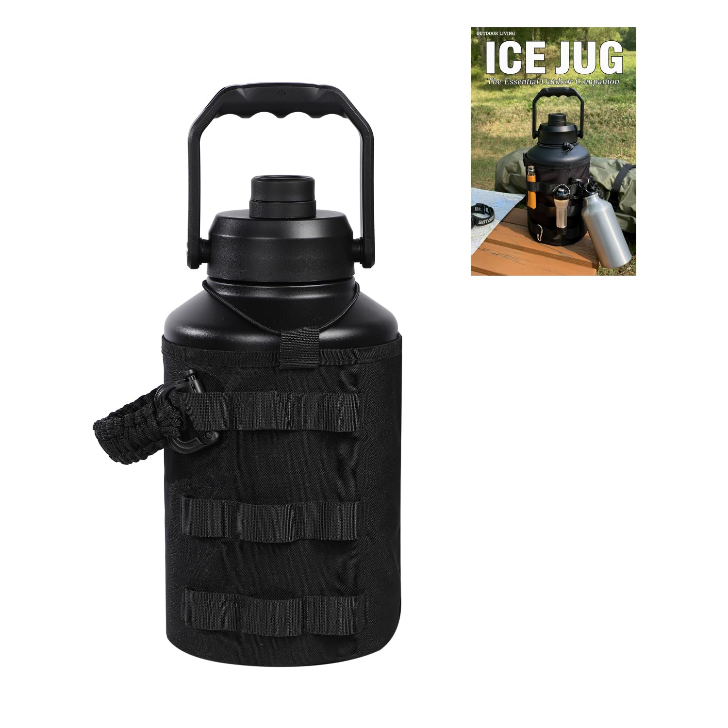 アイスジャグ 保冷 保温 真空断熱 大容量 3.8L 1.9L アイスコンテナ ボトル キャンプ アウトドア アイスタンク 大型 ステンレス 魔法瓶 水筒 氷入れ 保冷ポット キャンプ用品 アウトドア用品 ｜ゆうゆうマーケット