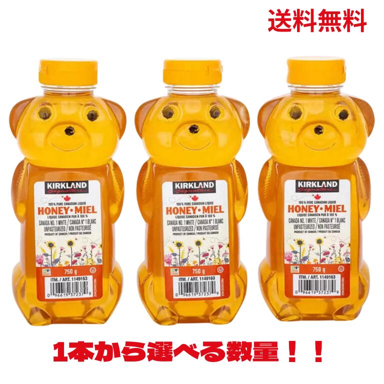 【最安値挑戦中】カークランド ベアジャグ ハチミツ はちみつ 蜂蜜 ベアージャグ 750g かわいい くま 熊 クマ型ボトル ベア カークランドシグネチャー はちみつ ベアージャグ 750g 蜂蜜 大容量 Kirkland Signature Honey Bear 750g画像
