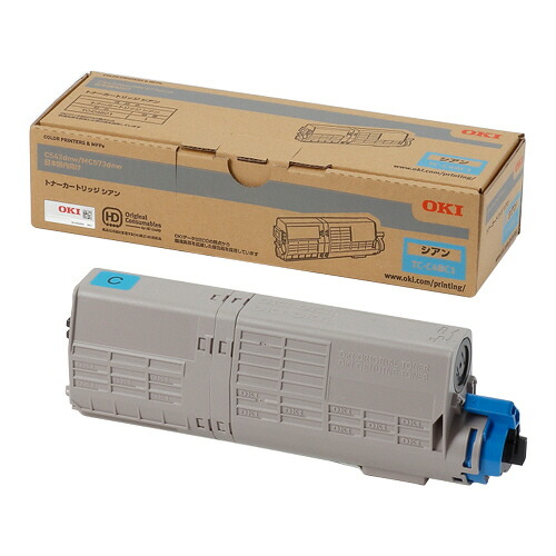 トナーカートリッジ シアン 1個 TC-C4BC1 OKI#