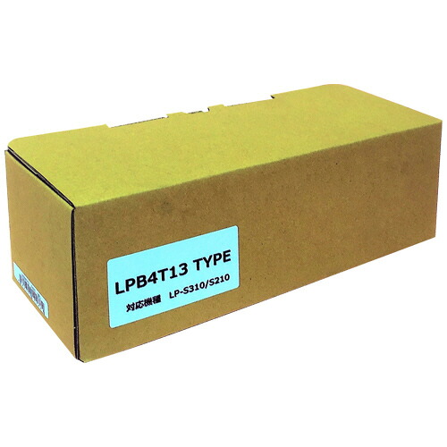 トナーカートリッジ LPB4T13 汎用品 1個 LPB4T13ハンヨウヒン ノーブランド#