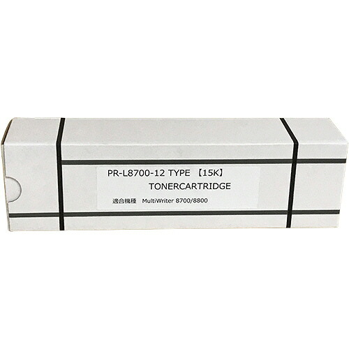トナーカートリッジ PR-L8700-12 汎用品 1個 PR-L8700-12 ハンヨウヒン 否ブランド名#