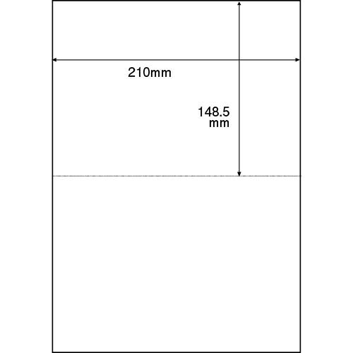 TANOSEE 領収書用紙 A4 2面 1セット(2500枚:500枚×5箱) RYA4T 大塚商会#