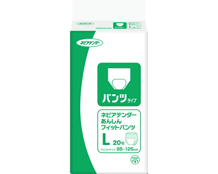 ネピアテンダー あんしん相応うズボン下 L 容れものユニット 4袋書き割り １袋20枚入り口・入口 49600 大公ネピア