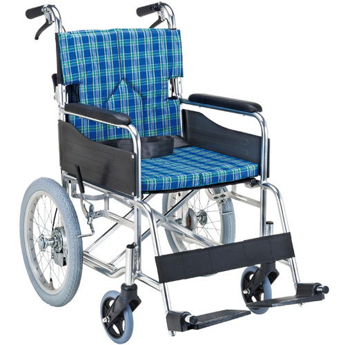 車椅子 SMK30-4043 (御手伝い式 背折れ印字機) 座面幅40糎 マキテック