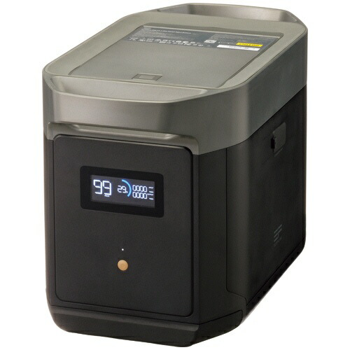 DELTA2MAX 専用エクストラバッテリー ポータブル電源 EFDELTA2MAXEB エコフロー/EcoFlow#