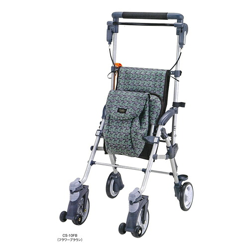 キャリースルーン N フラアワーブラウン W42.6(42.6)×D55.7(31)×H80～100(73.7～93.7)糎 CS-10FB マキテック