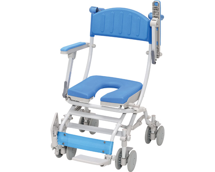 シャトレチェアC　4輪自在タイプ　U型シート STR6202 ウチヱ TAISコード：00129-000226