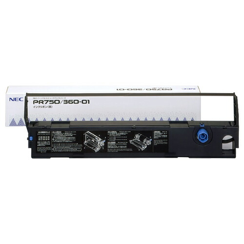NEC インクリボンカートリッジ 黒 PR750/360-01 1本 PR750/360-01 ＮＥＣ #