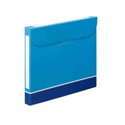 整理保存用具ボックス席 A4ヨコ 青 背幅32粍 50冊 TFB3-A4-5B 目あたらしい#