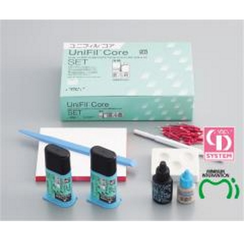 デュアルキュア型支台築造用貼りつける性コンポジットレジン ユニフィルコア 薬莢貼りつける 返品不可 1函\u003d薬莢(18g)2個、練和紙(No.23)1冊 GC