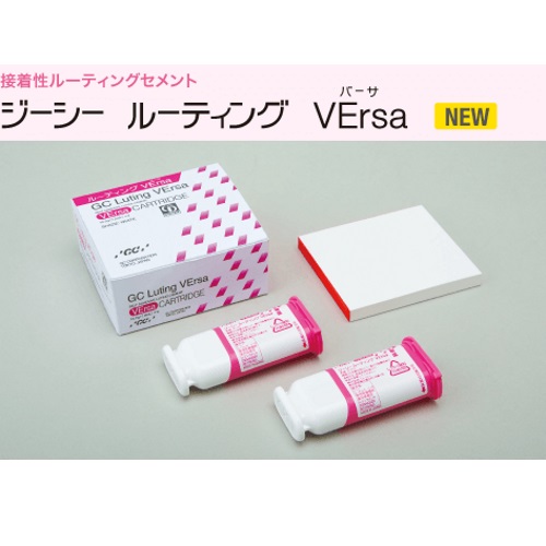 貼りつける性ルーティングセメント質 ルーティングVErsa(バーサ)薬莢 白いこと 1函:薬莢12.0g(7.2mL)2本、練和紙(No.22)1冊 GC