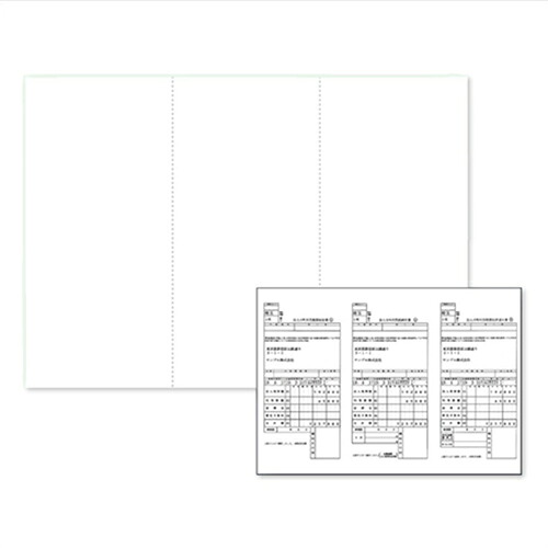 支給明細書・地方税納付書(白紙) A4 (3分割ミシン目入り) 1箱(1000枚) Q35B エプソン#