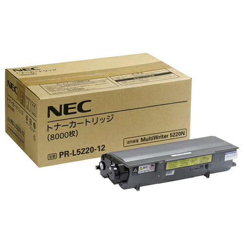 トナーカートリッジ 1個 PR-L5220-12 NEC# 13,807円