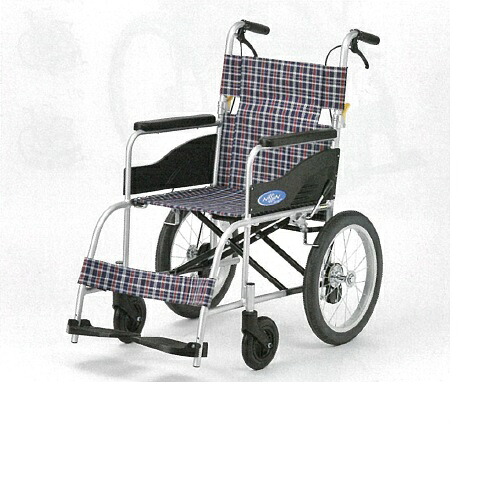 車いす 軽銀後ろ押し型 幅60×奥ふかさ97×高さ90糎 11.9kg 介護用品-医薬品・コンタクト・介護
