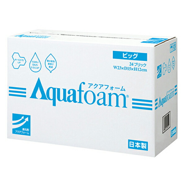 2640円 ファクトリーアウトレット 吸水フォーム アクアフォーム ビッグ 24個入り 松村工芸