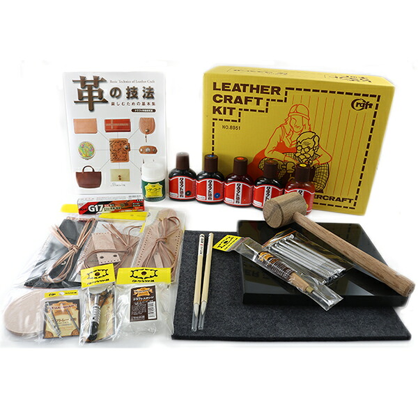 レザーキット 『レザークラフトキット スターターキット』 LEATHER CRAFT クラフト社｜手芸と生地のユザワヤ２号館