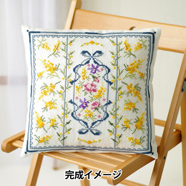 刺しゅうキット 『オノエ・メグミ クロスステッチ ミモザコレクション ミモザと春の小花 6067』 Olympus オリムパス