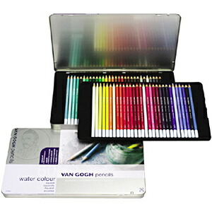楽天市場】鉛筆 『ヴァンゴッホ油性色鉛筆60色セット』 VAN GOGH