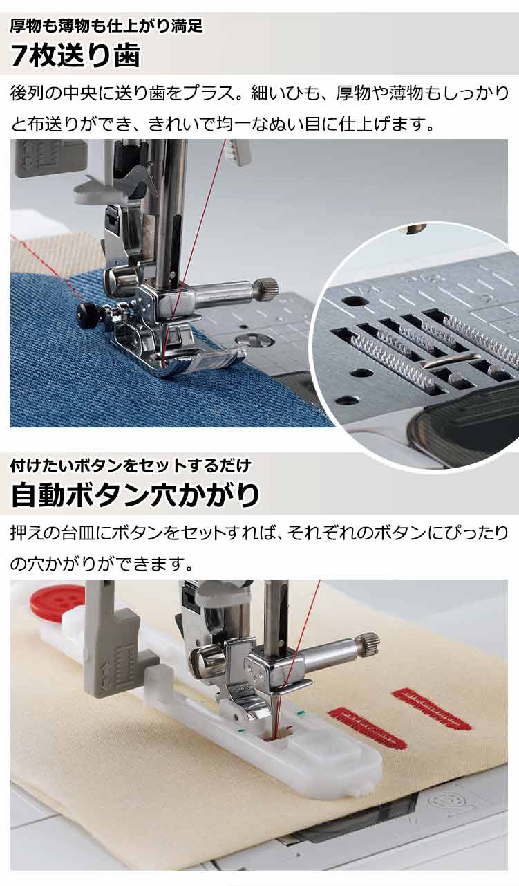 家庭用ミシン本体 『アニュドール ブランII CPN3001』 brother